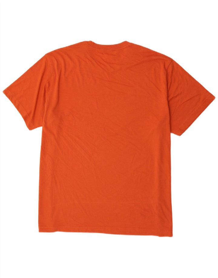 T-shirt da uomo EDDIE BAUER Top 2XL cotone arancione