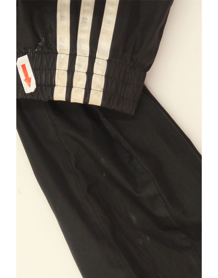 Giacca antipioggia da uomo Adidas con cappuccio UK 38 medio poliestere nero