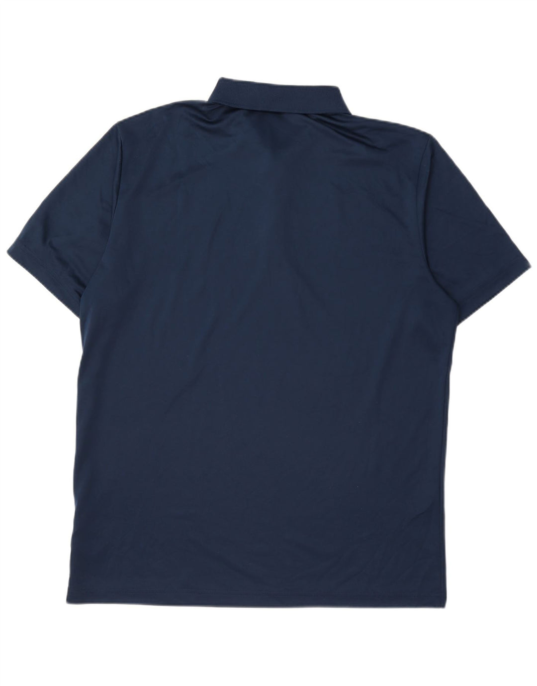 Polo Adidas da uomo grande in poliestere blu navy