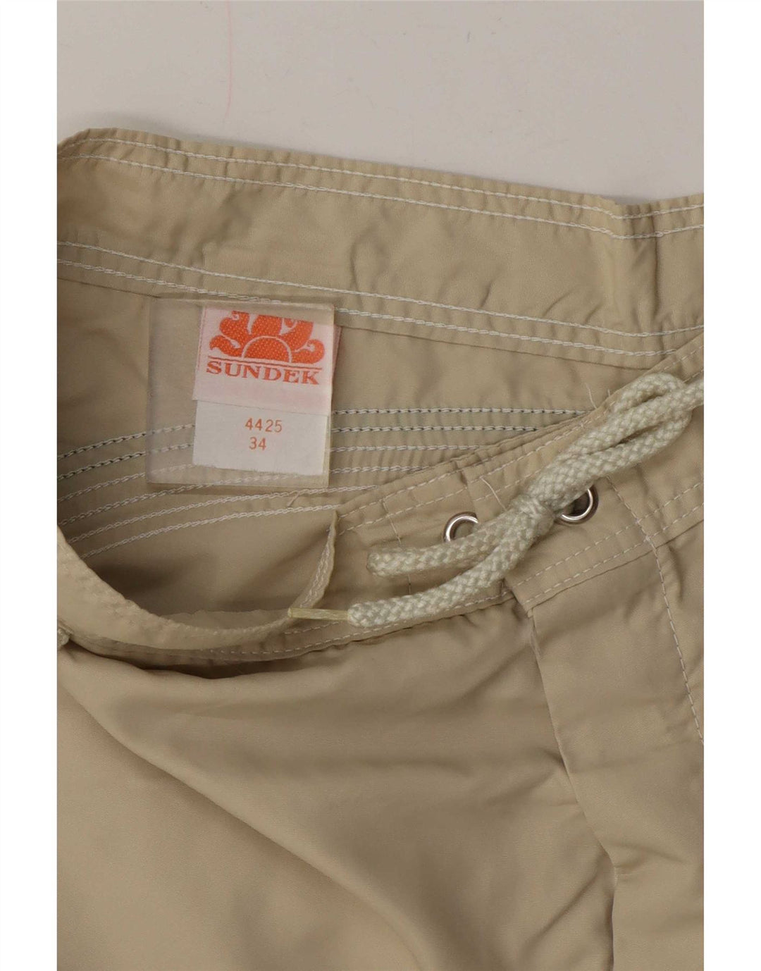 Pantaloncini da bagno da donna Sundek grandi in nylon beige
