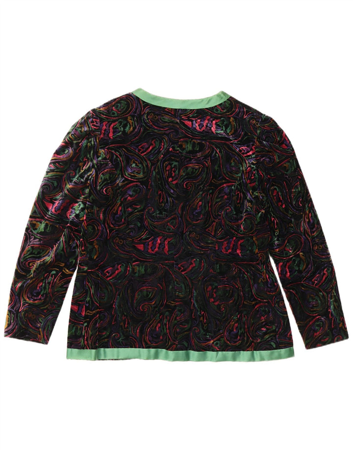 Set gonna da donna a 1 bottone 2 pezzi VINTAGE UK 12 medio W32 multicolore