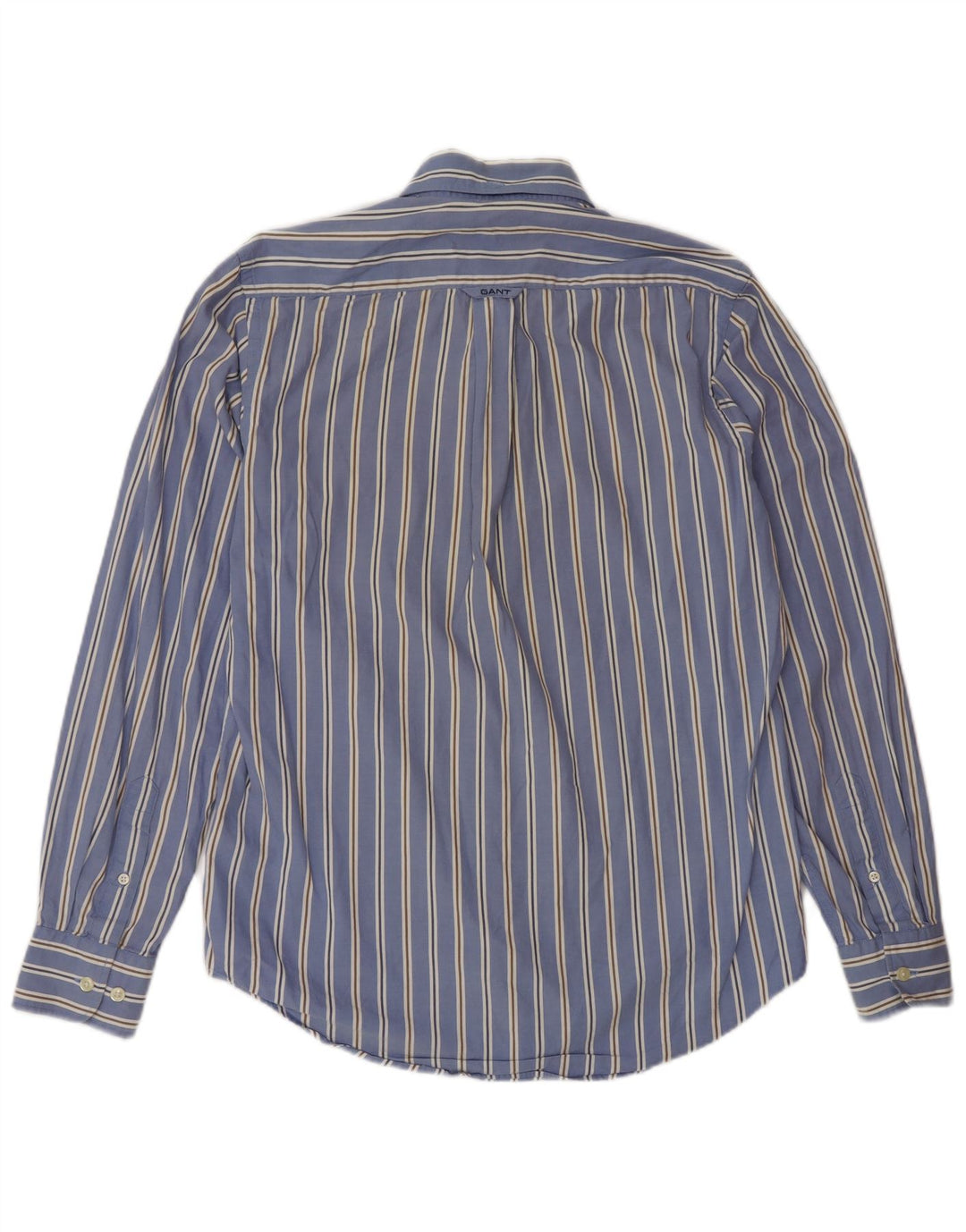 Camicia Gant da uomo vestibilità regolare piccola in cotone a righe blu