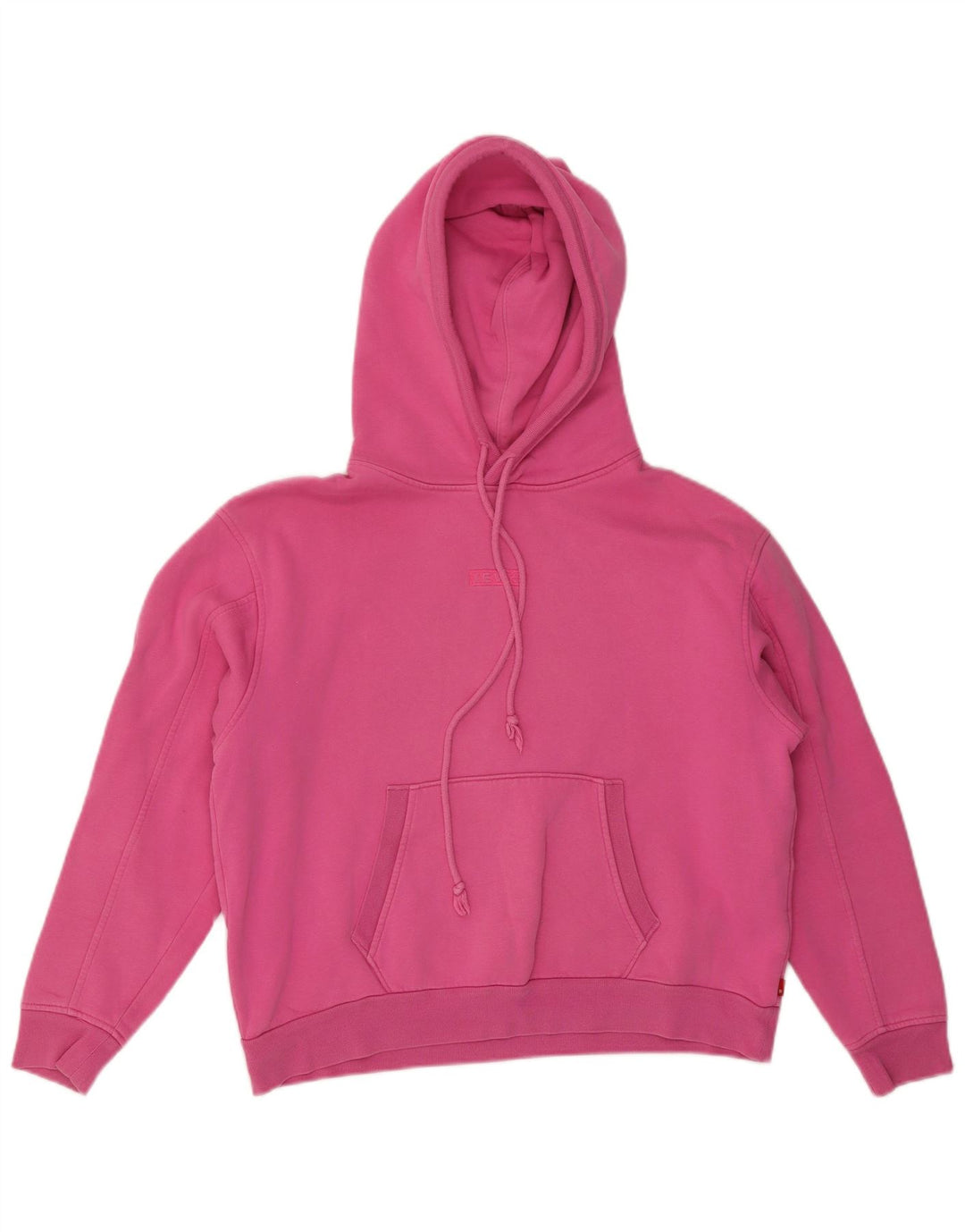Maglione oversize con cappuccio da donna LEVI'S UK 6 XS cotone rosa