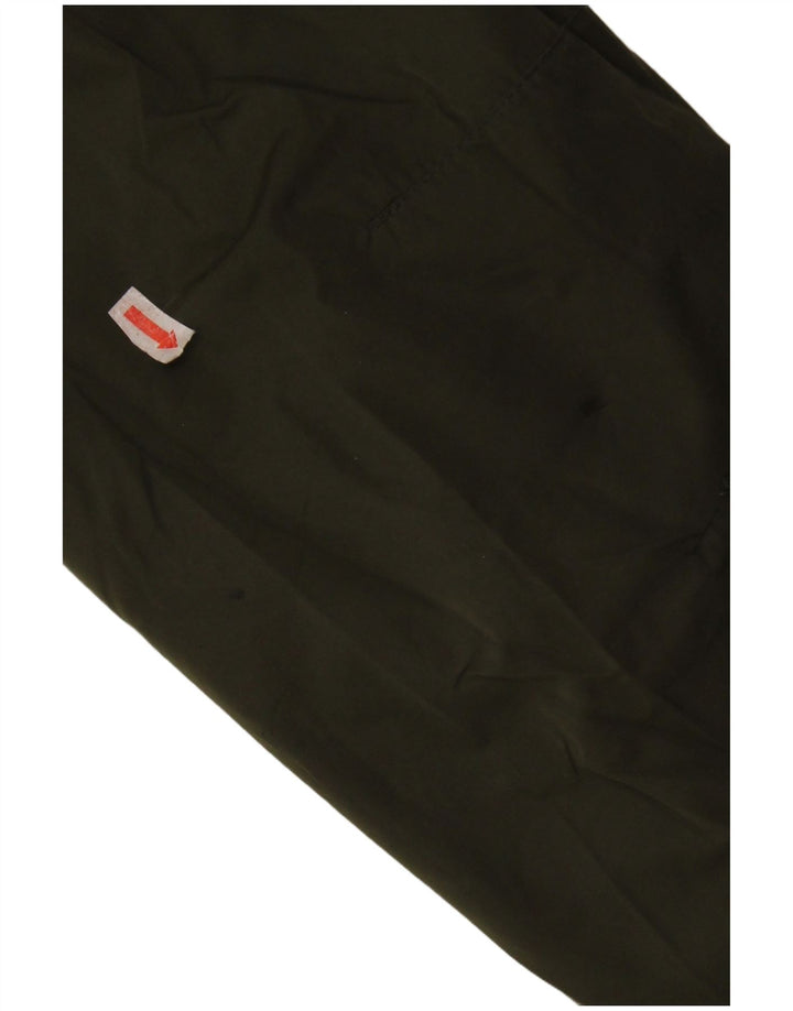 Giacca a vento con cappuccio da uomo SUPERDRY UK 36 piccola poliestere kaki