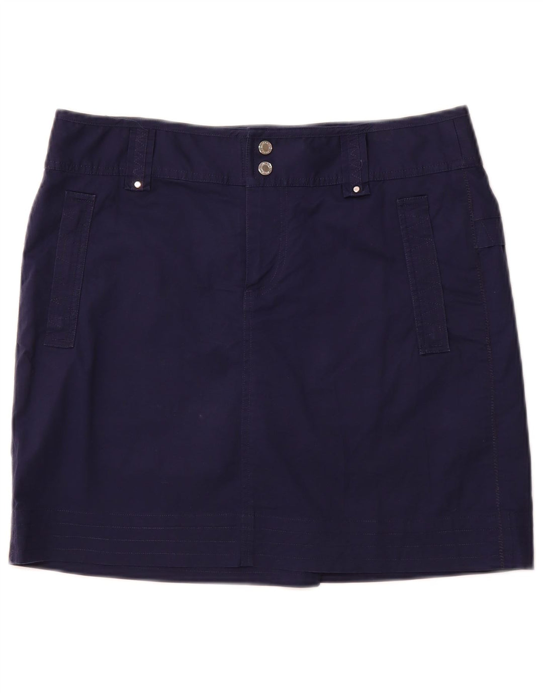 RALPH LAUREN Gonna pantalone da donna US 10 grande in cotone blu navy