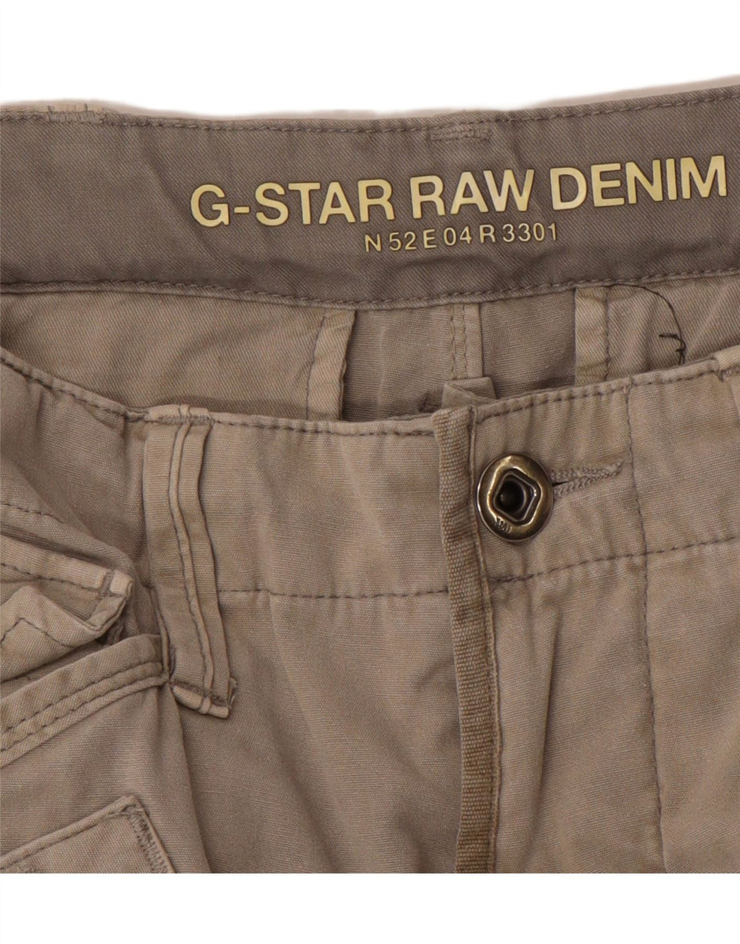 Pantaloncini cargo grafici da uomo G-STAR 3301 W32 grigio medio