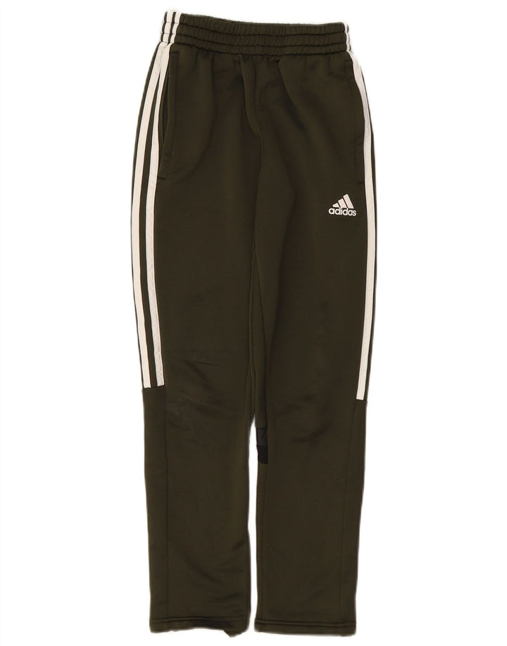 Pantaloni da tuta ADIDAS Aeroready per ragazzi 11-12 anni Colorblock verde