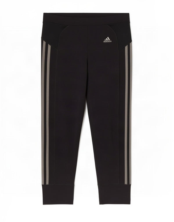 Leggings Capri da donna Adidas UK 8 Small poliestere nero