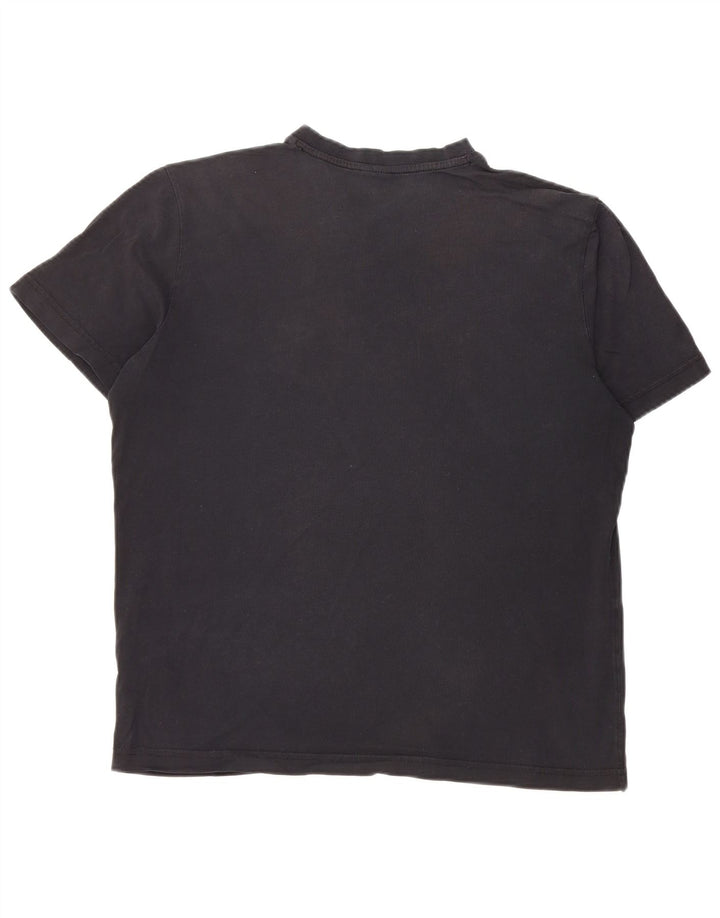 T-shirt da uomo HUGO BOSS Top in cotone blu navy medio