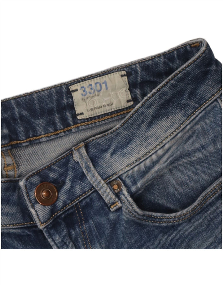 Jeans bootcut slim G-Star da donna 3301 W28 L33 Blu