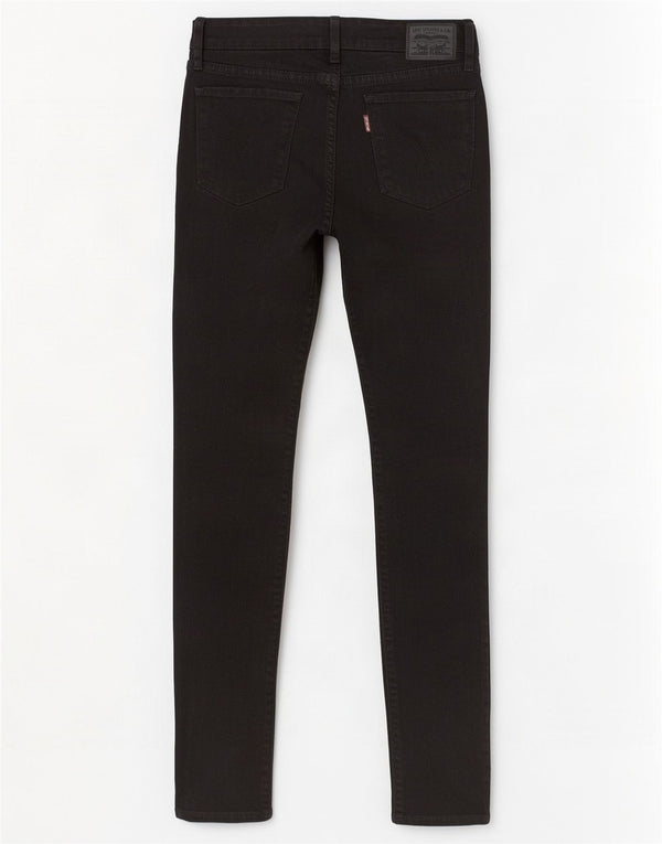 Jeans skinny Levi's 711 da donna W28 L27 cotone nero