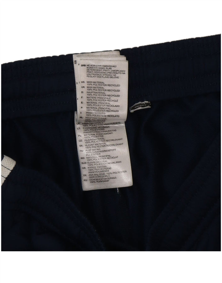 Pantaloni da tuta da uomo Adidas Joggers piccoli in poliestere blu navy