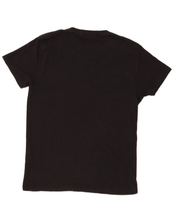 T-shirt grafica da uomo Cheap Monday Top in cotone nero medio