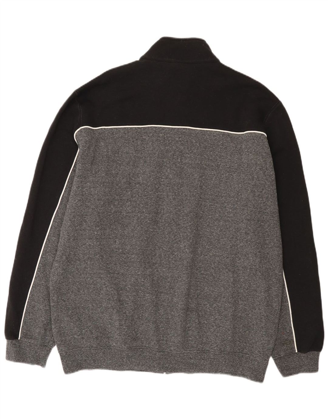 Giacca da tuta da uomo Champion 3XL in cotone color block grigio