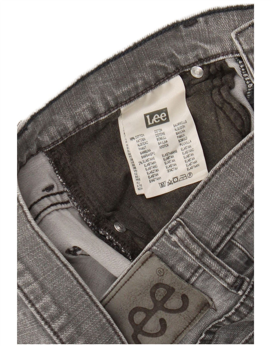 Jeans Lee Powell Slim da uomo W31 L28 cotone grigio