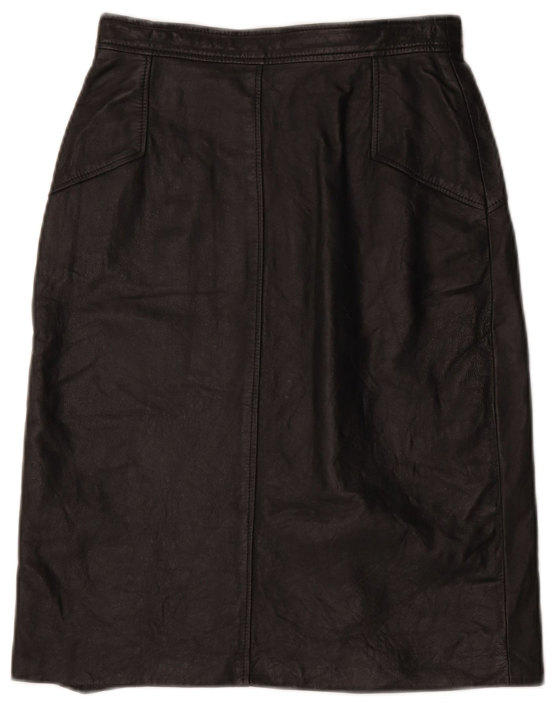 Gonna dritta da donna vintage EU 38 media W26 nera