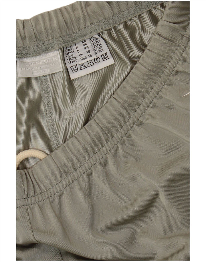 Pantaloni da tuta da donna Diadora UK 18 XL Poliestere grigio