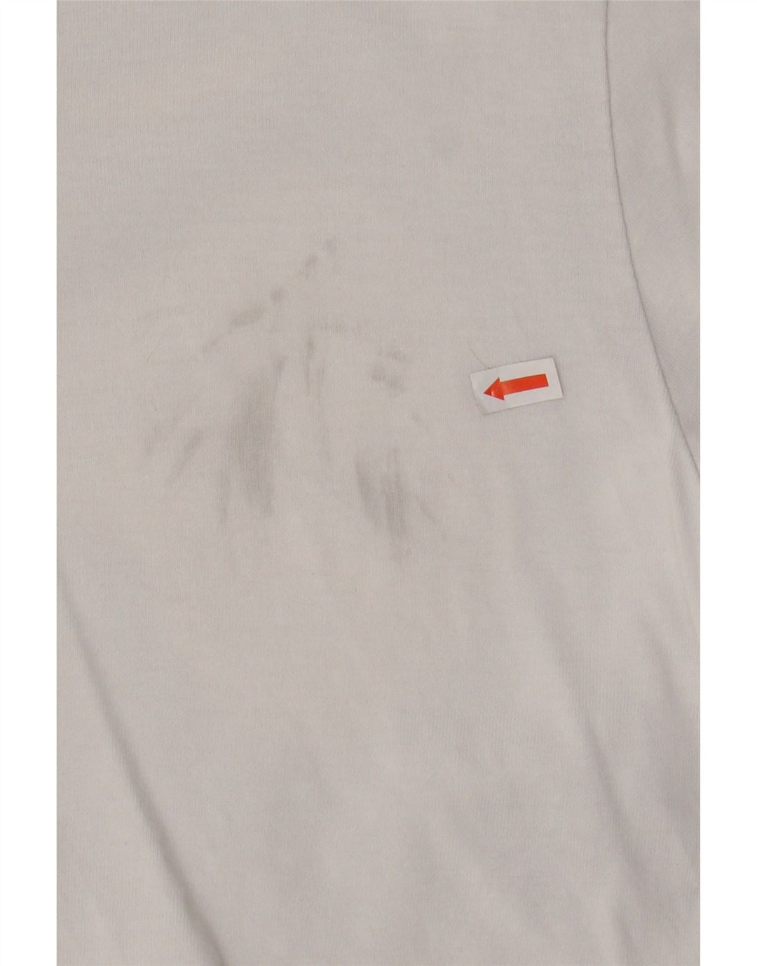 VANS Womens Crop Graphic T-Shirt Top UK 12 Medium White Cotton Vintage Vans and Second-Hand Vans from Messina Hembry 