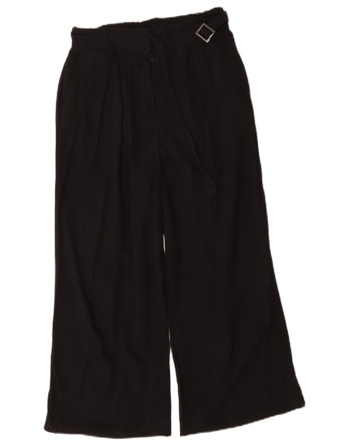 Pantaloni corti da donna a gamba larga Oasis W26 L21 Neri