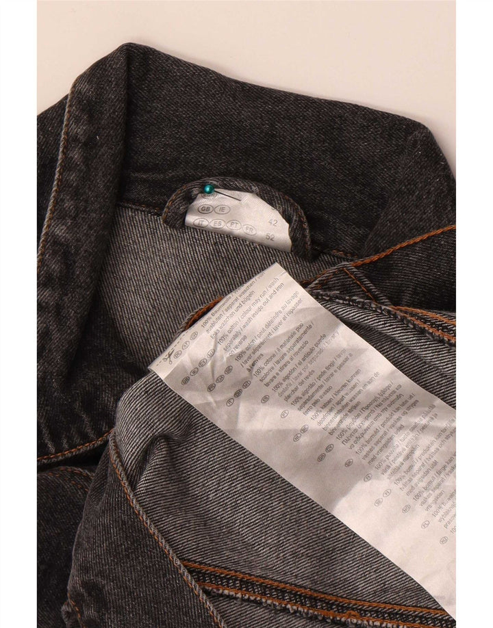 Giacca di jeans vintage da uomo UK 42 XL in cotone grigio