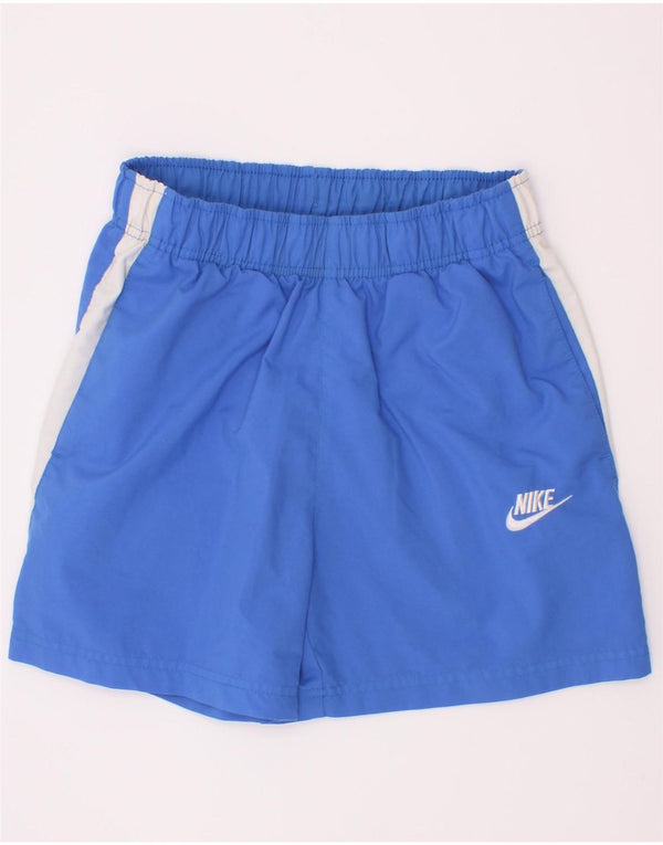 Pantaloncini sportivi Nike da ragazzo 12-13 anni Large Blu Colourblock