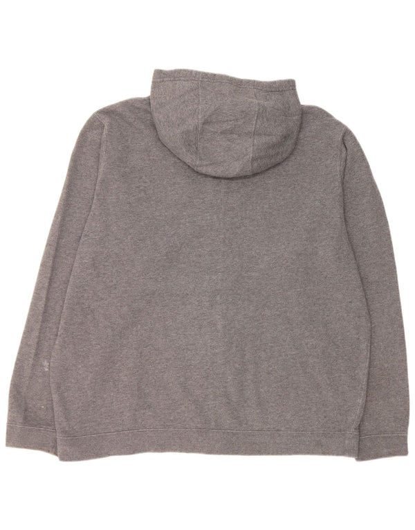 Felpa con cappuccio e zip Nike da uomo 2XL in cotone grigio