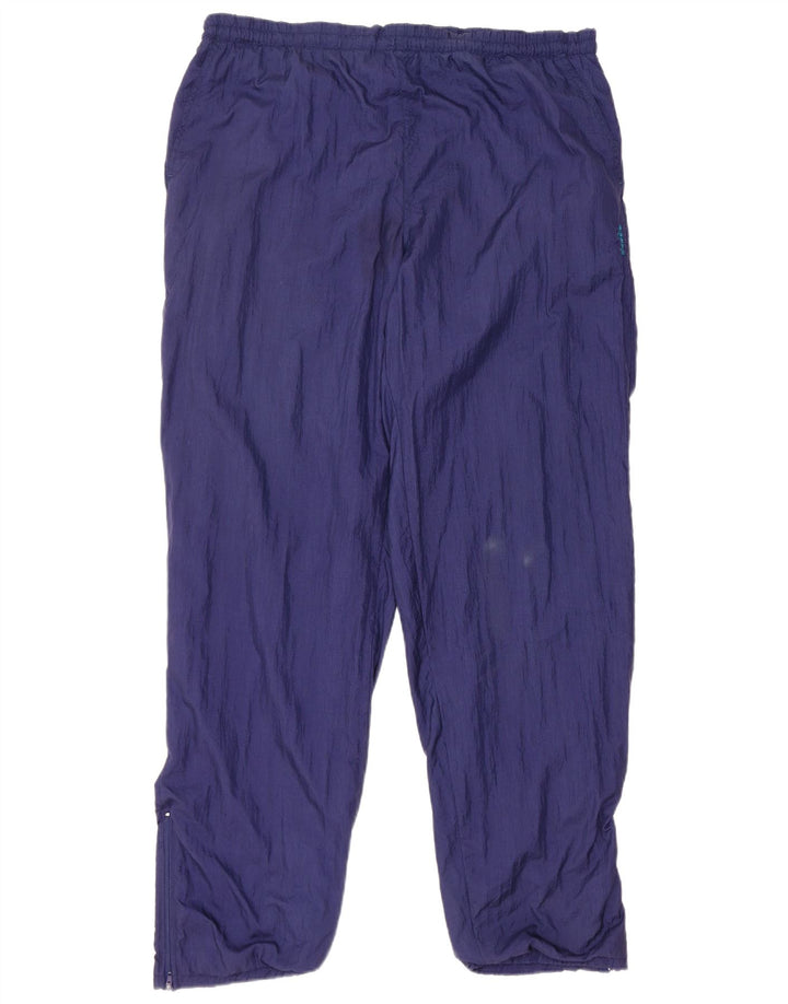 Pantaloni da tuta da uomo Diadora Large in nylon blu navy