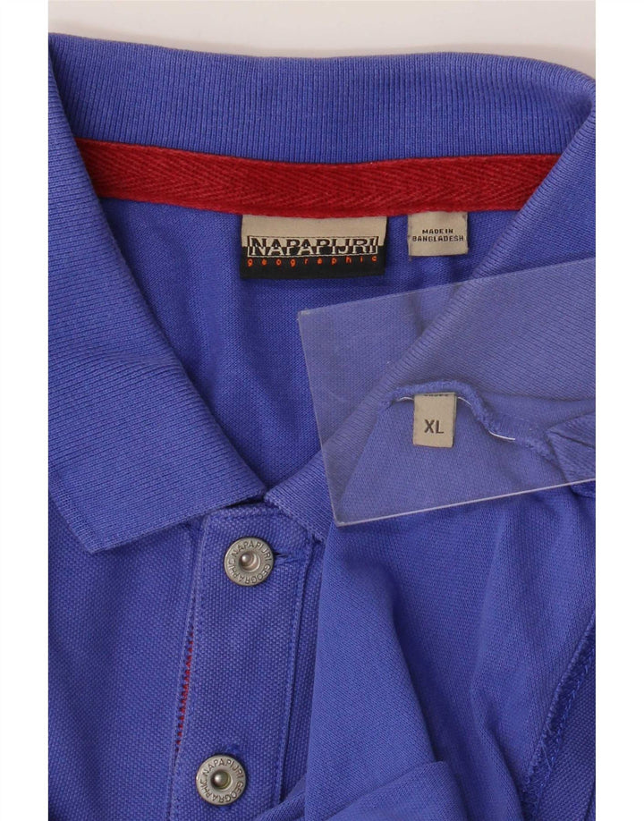 Polo geografica da uomo Napapijri XL blu