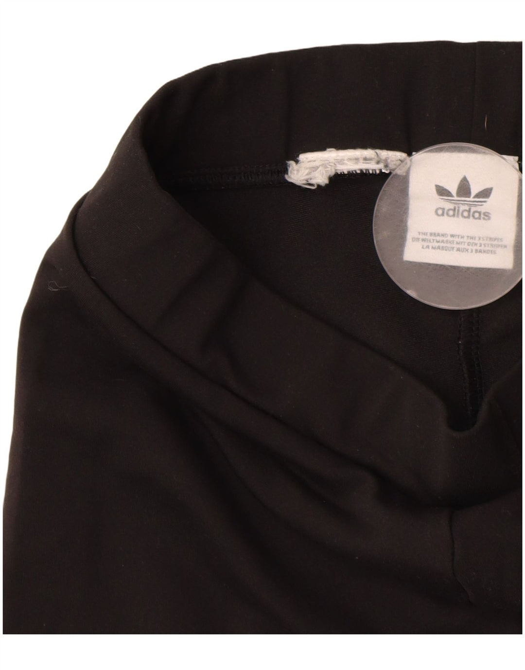 Leggings grafici da donna Adidas UK 8 piccoli neri