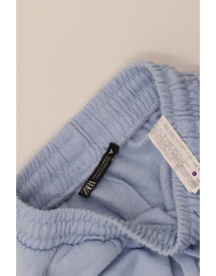 Pantaloni da tuta da donna Zara Joggers UK 8 Small Blu Poliestere