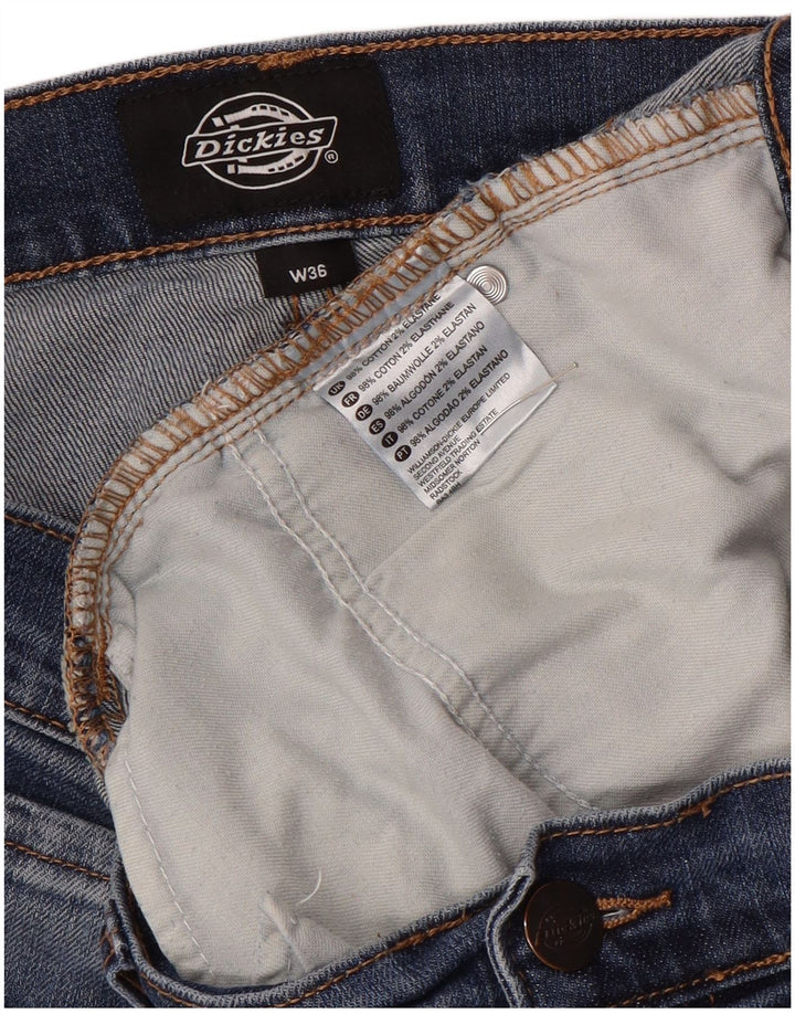 Pantaloncini di jeans da uomo Dickies W36 grandi cotone blu
