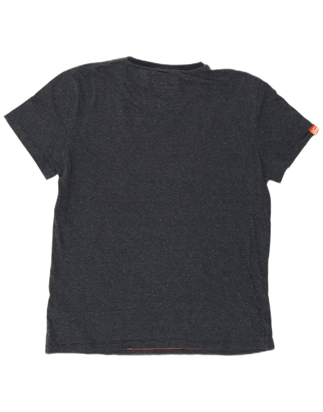 T-shirt da uomo Superdry Top 2XL cotone screziato blu navy