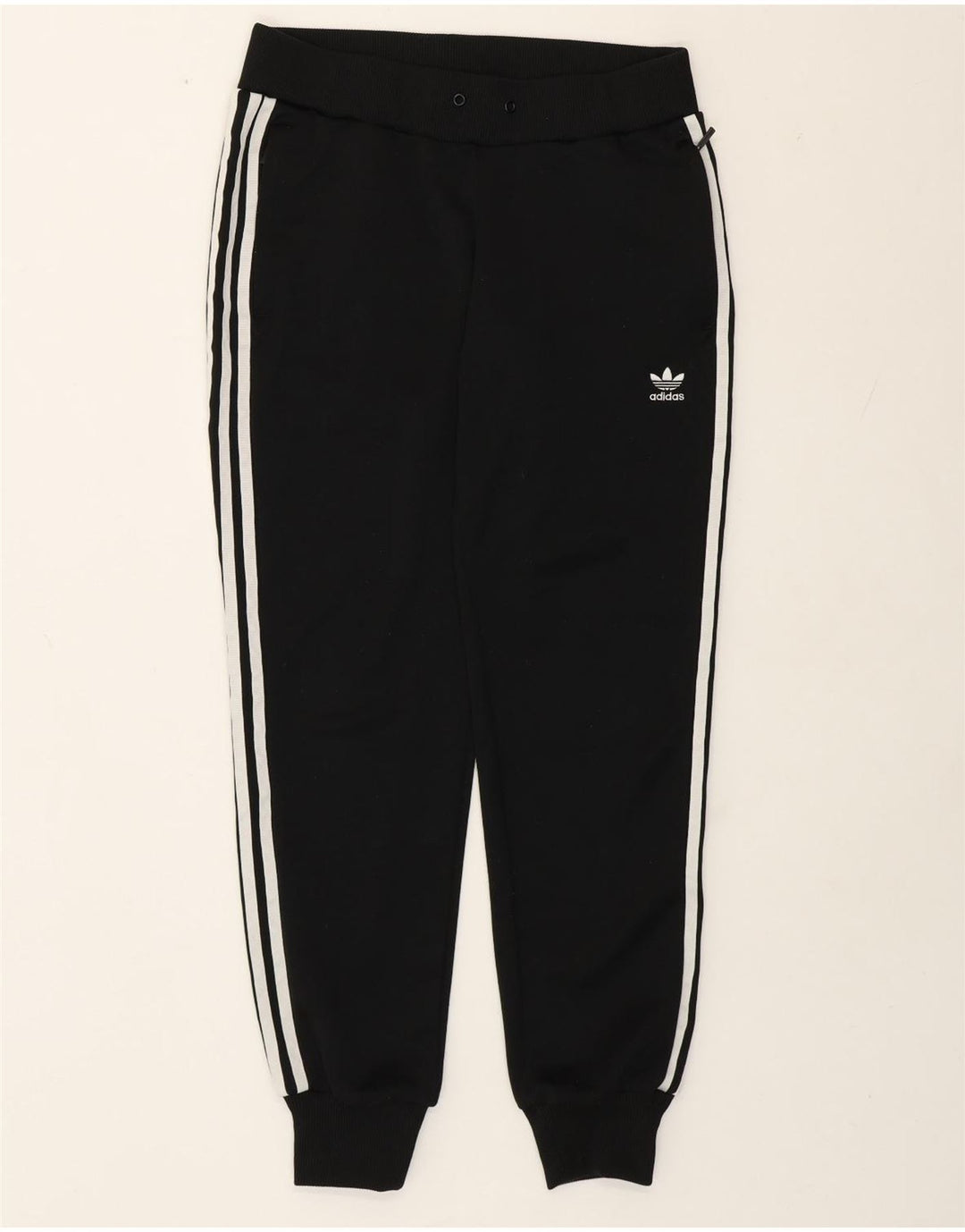Pantaloni da tuta da donna Adidas Joggers UK 12 Medium Nero Poliestere