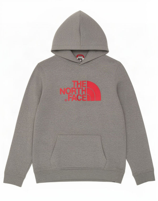Felpa con cappuccio grafica da ragazzo The North Face 14-15 anni XL grigio chiazzato
