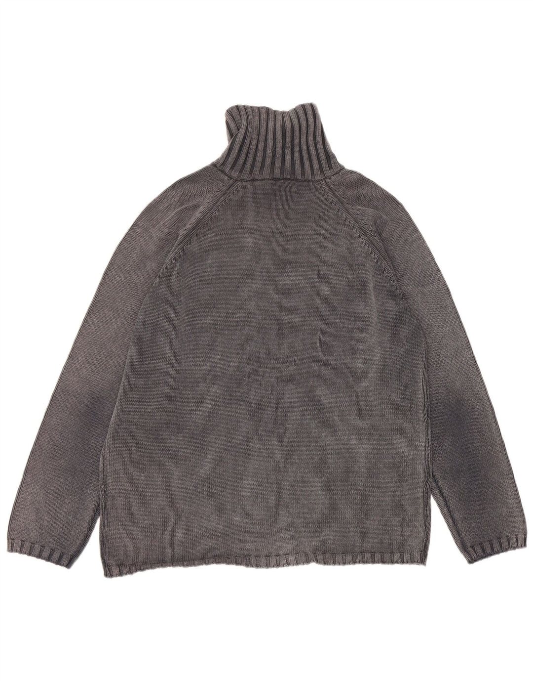 Maglione cardigan da uomo Zara grande in cotone grigio