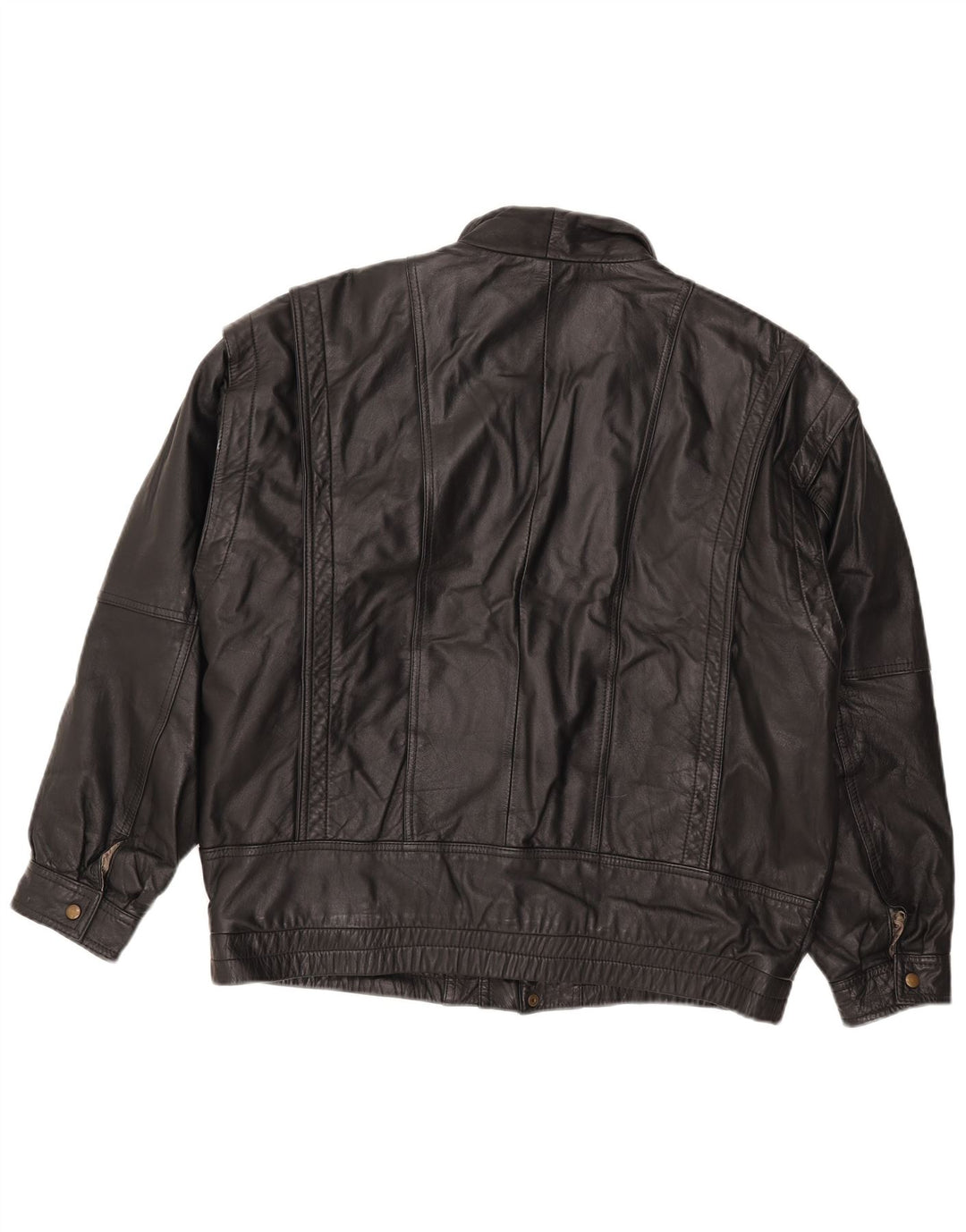 Giacca in pelle da uomo Paviano UK 42 XL Pelle nera