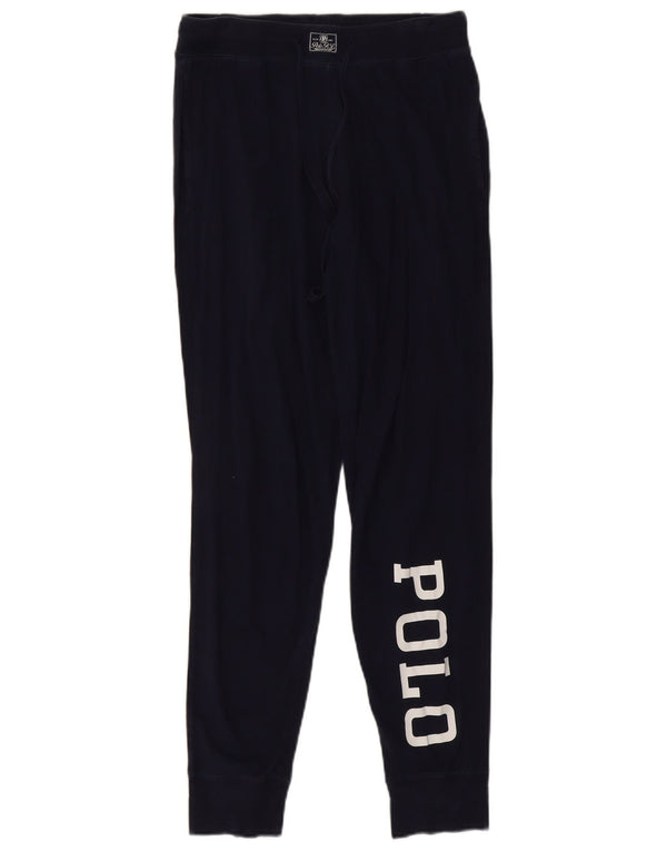 Pantaloni da tuta da donna Polo Ralph Lauren Joggers UK 12 Medio Blu Navy