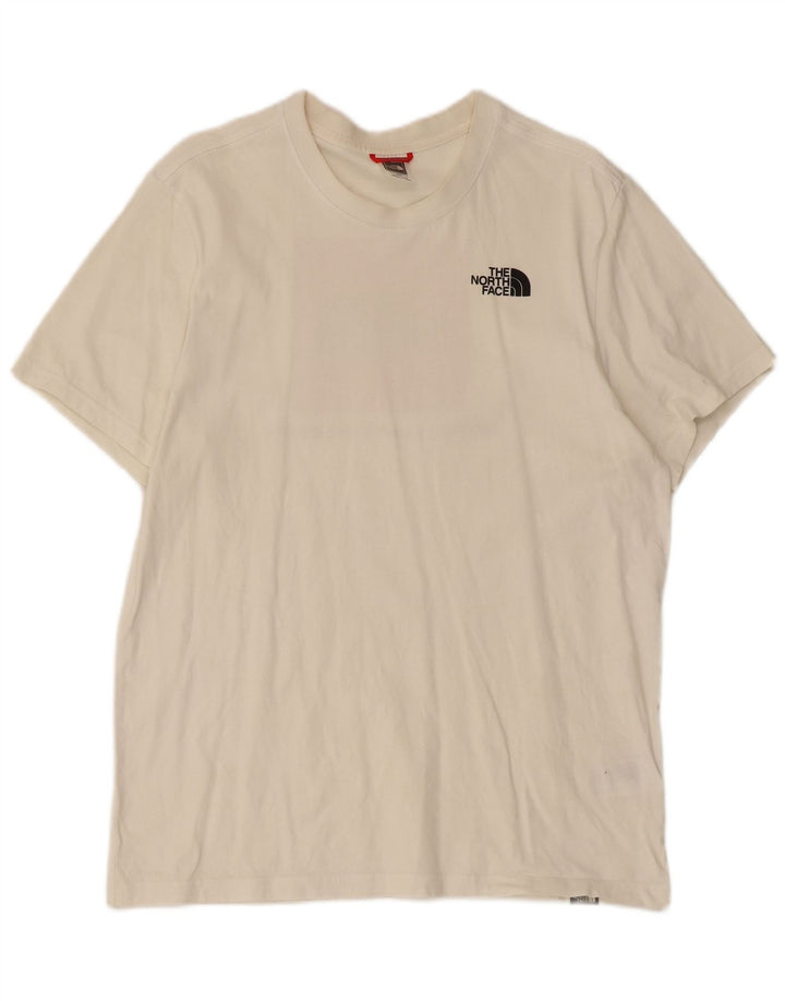 T-shirt grafica da uomo The North Face Top in cotone bianco medio