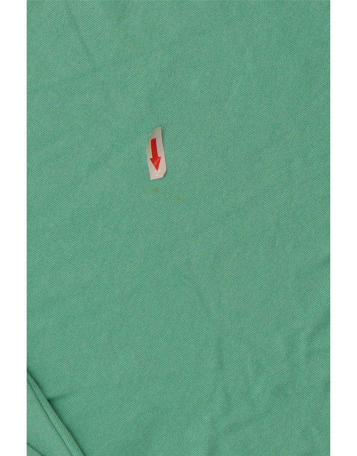 Crew Clothing Top oversize da donna manica lunga UK 8 piccolo cotone verde