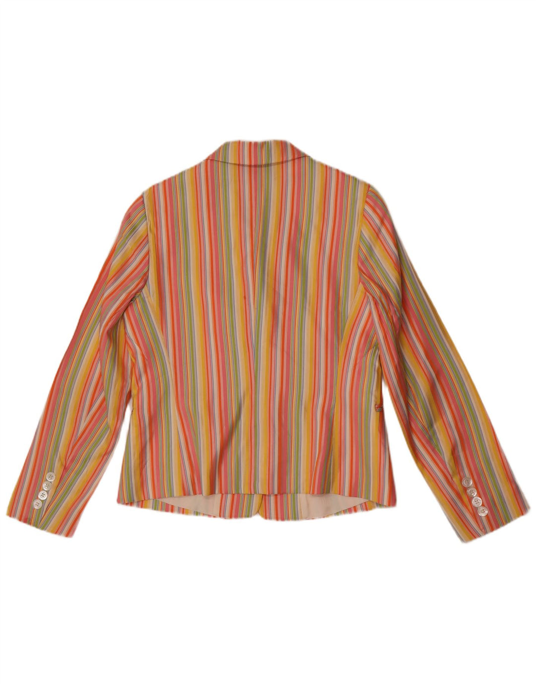 Giacca blazer da donna a 2 bottoni Clement EU 40 a righe multicolori medie