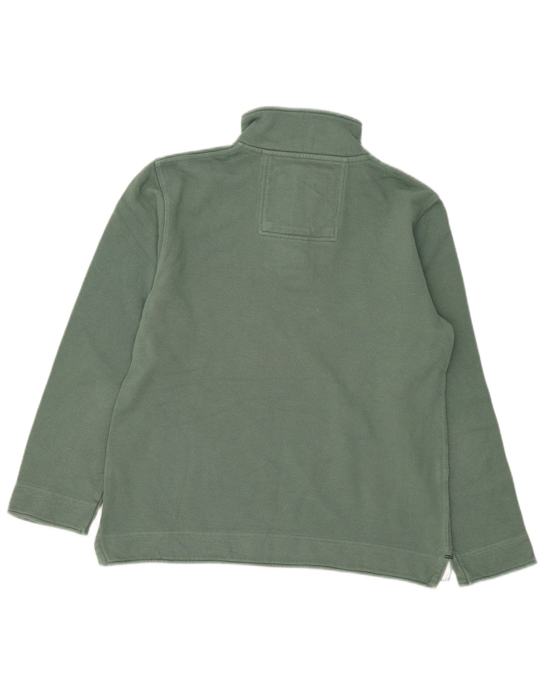 Crew Clothing Felpa da uomo con vestibilità regolare con zip 1/4 Verde medio