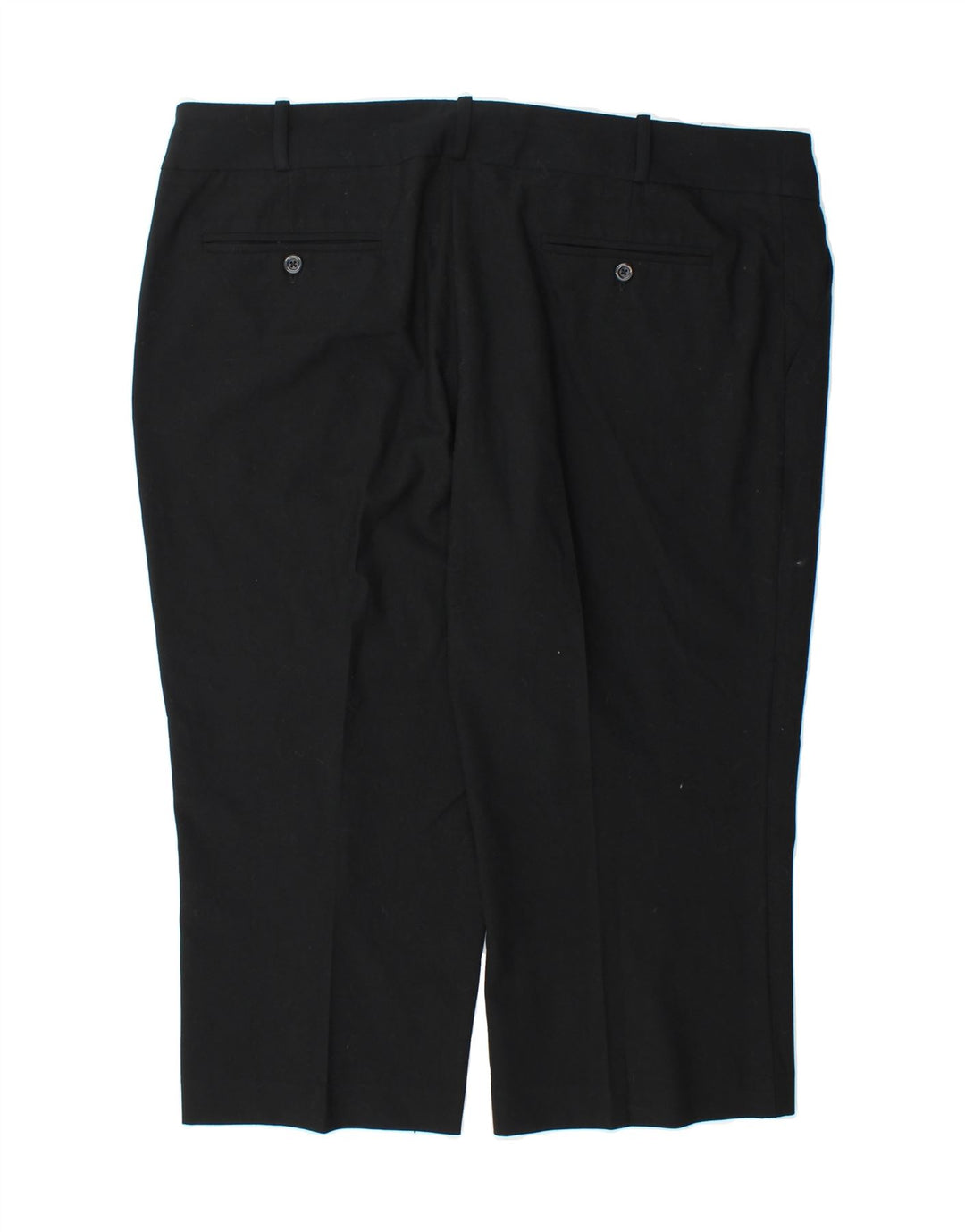 MOSSIMO Womens Straight Capri Trousers US 16 2XL W38 L22 Black Polyester Vintage Mossimo and Second-Hand Mossimo from Messina Hembry 