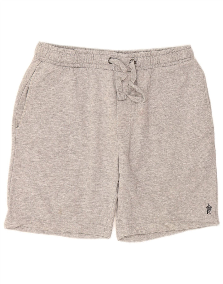 FRENCH CONNECTION Mens Sport Shorts Medium  Grey Cotton