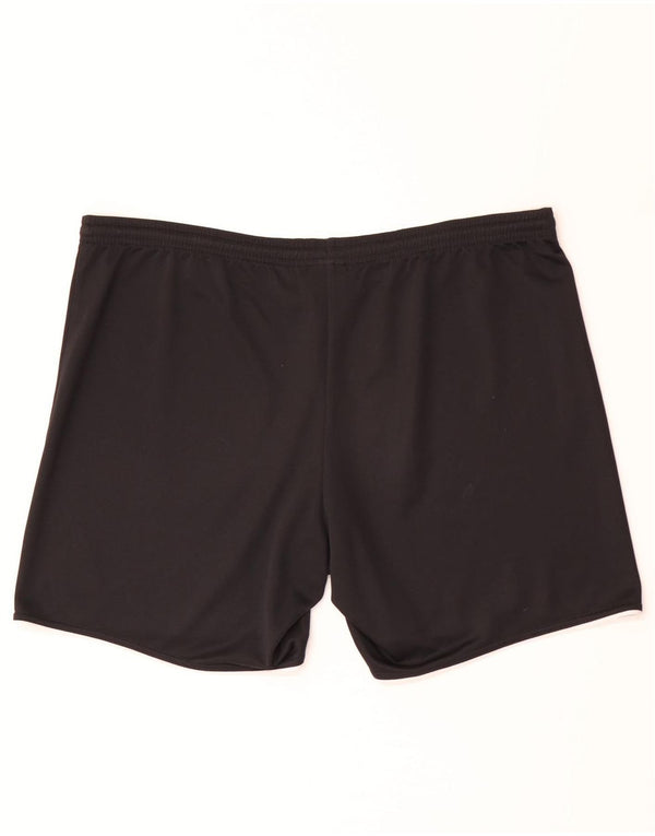 Pantaloncini sportivi da uomo Adidas grandi in poliestere nero