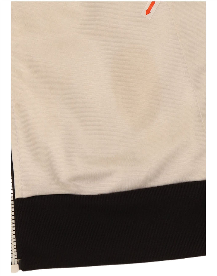 Giacca da tuta da uomo Adidas UK 46/48 XL Poliestere bianco