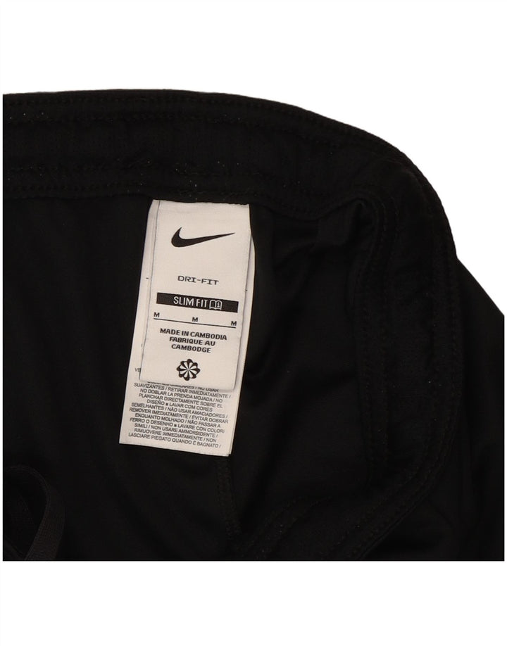 Pantaloncini sportivi Nike Dri Fit Slim Fit da uomo, poliestere color block medio nero