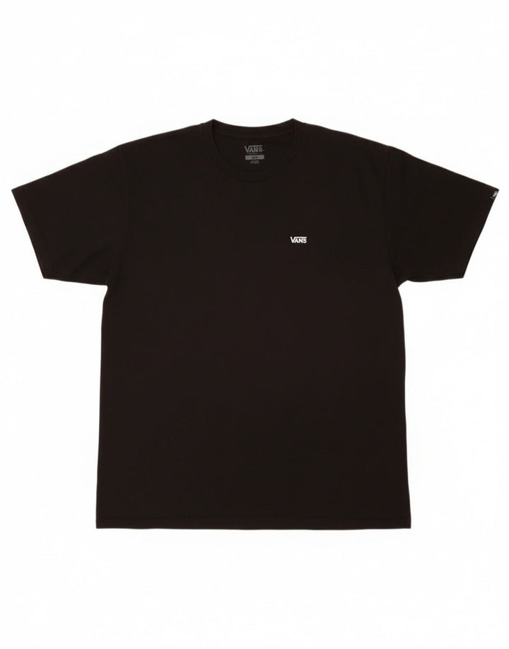 T-shirt da uomo Vans Classic Fit, taglia grande, in cotone nero