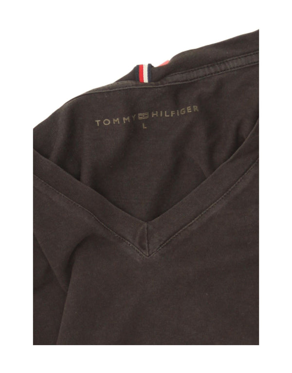 Maglietta da donna Tommy Hilfiger Top UK 16 grande nera