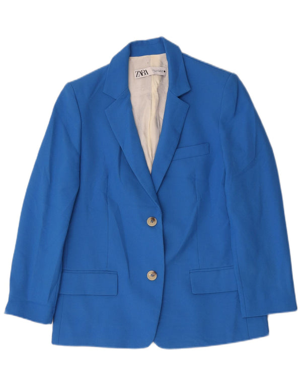 Giacca blazer oversize a 2 bottoni da donna Zara UK 6 XS blu