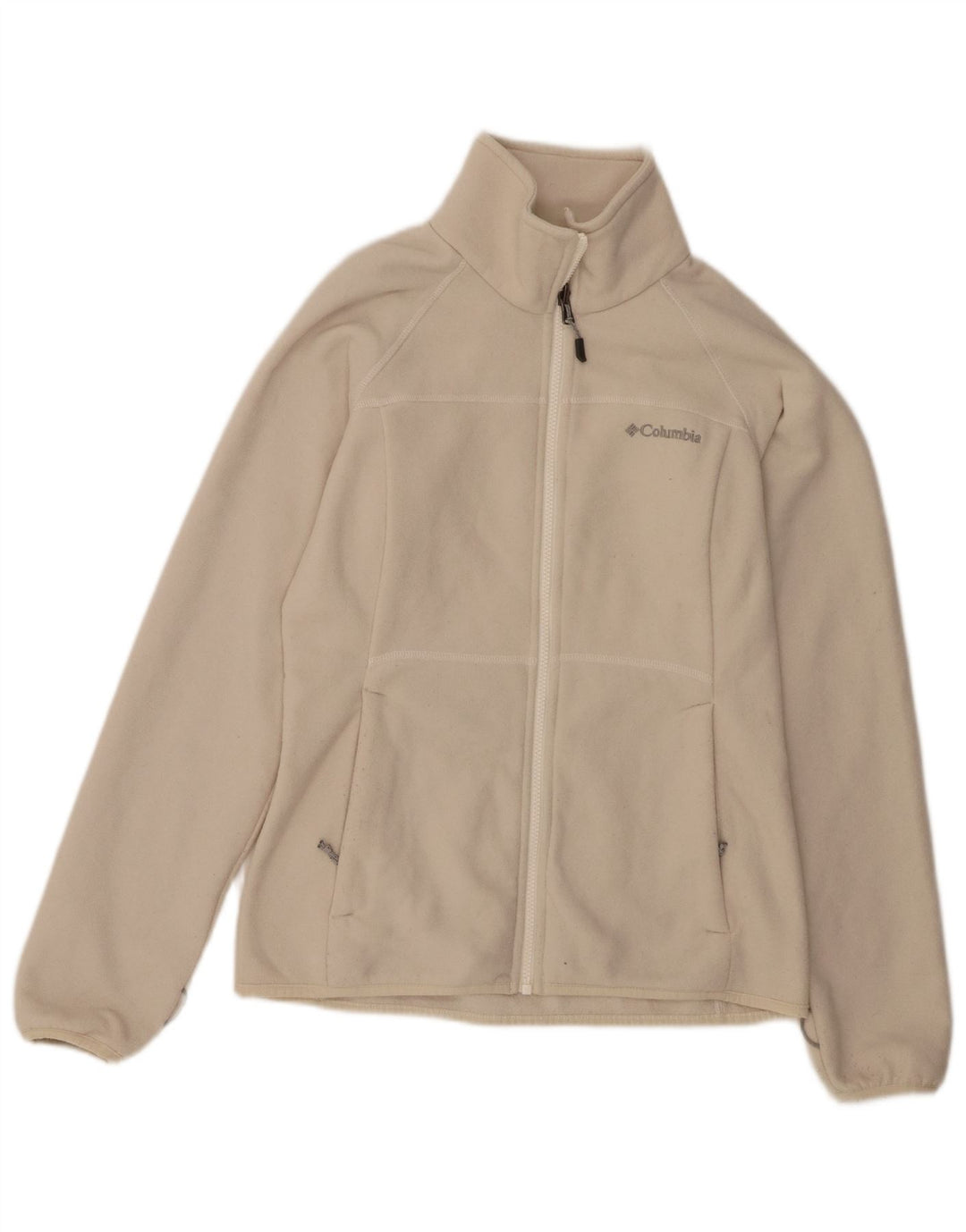 Giacca in pile Interchange da donna COLUMBIA UK 10 Small Poliestere bianco sporco